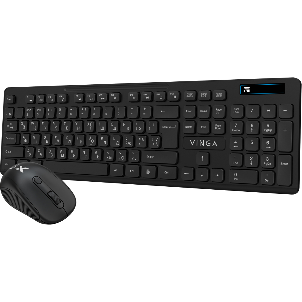 Комплект Vinga KBSW-100 Black - зображення 1