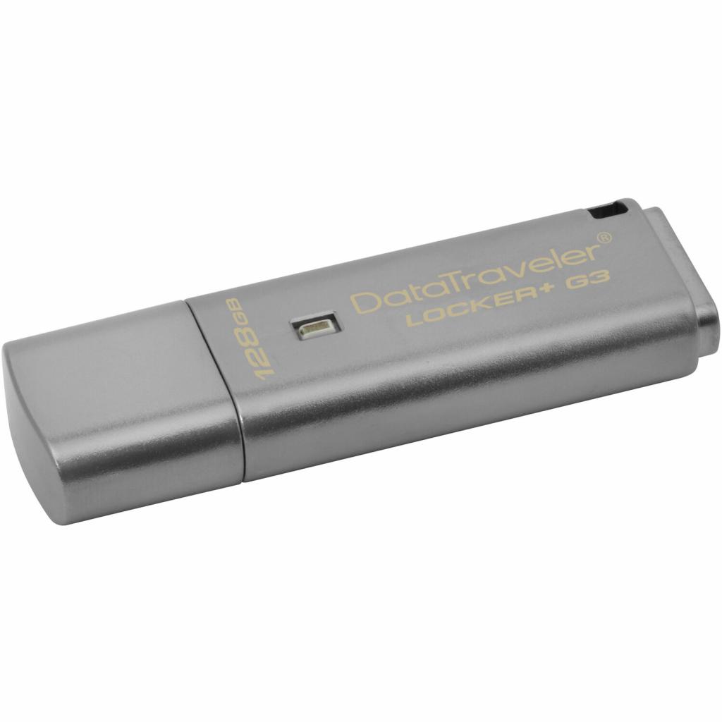USB флеш накопичувач Kingston 128GB DataTraveler Locker+ G3 USB 3.0 (DTLPG3/128GB) - зображення 2