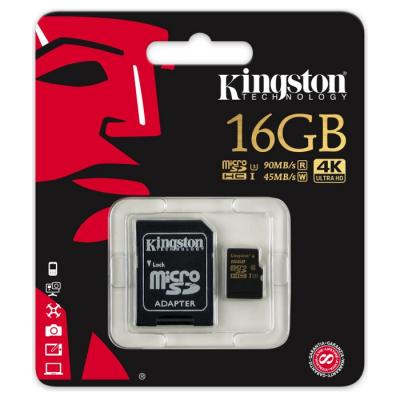 Карта пам'яті Kingston 16GB microSDHC class 10 UHS-I U3 4K (SDCG/16GB) - зображення 3