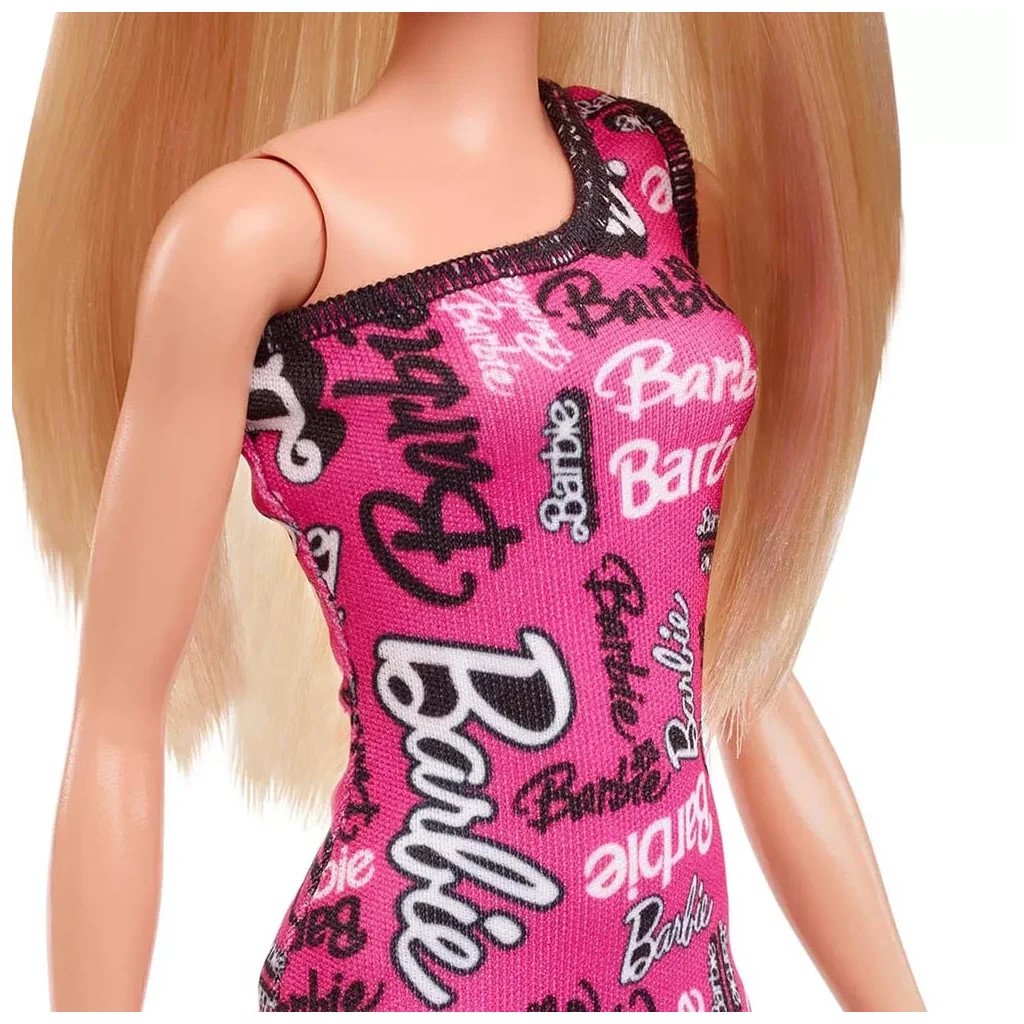 Лялька Barbie Супер стиль Блондинка у брендованій сукні (HRH07) - зображення 5
