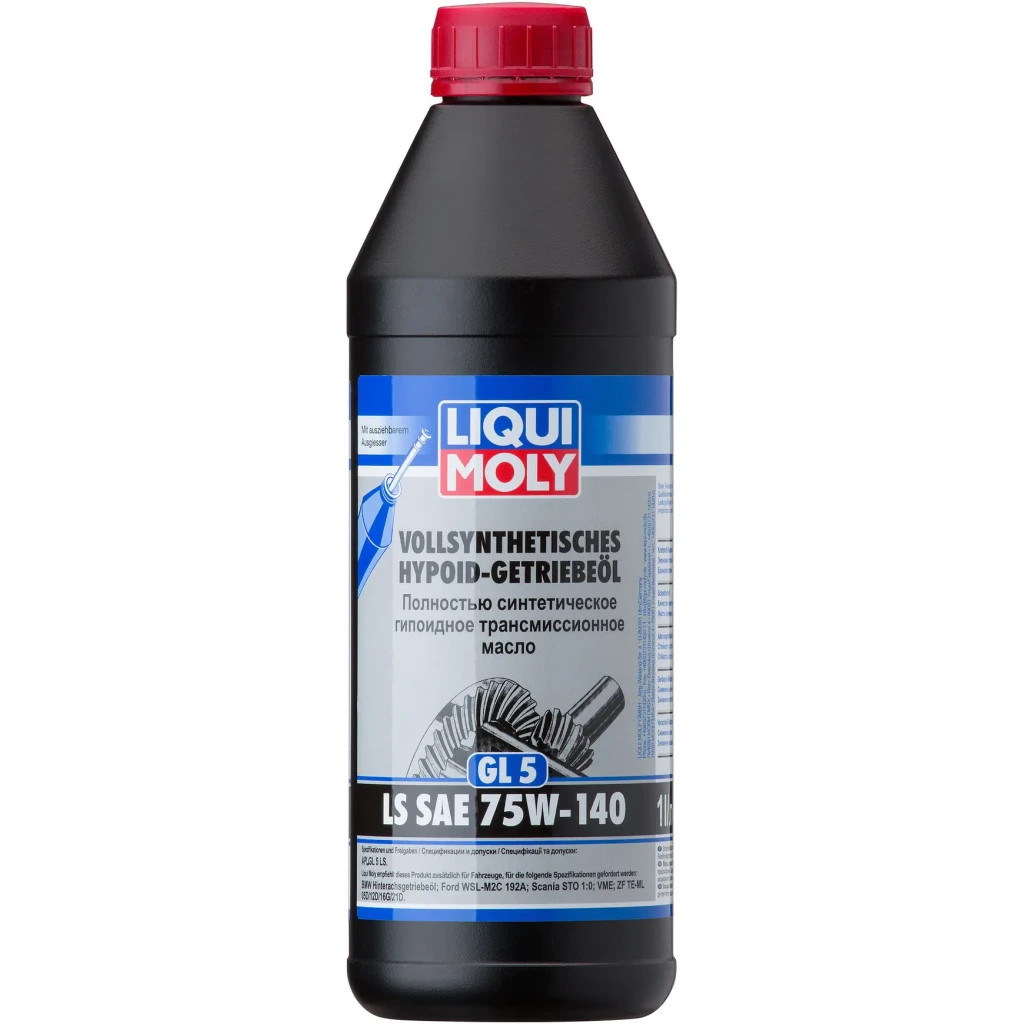Трансмісійна олива Liqui Moly VOLLSYNTHETISCHES HYPOID-GETRIEBEOIL GL5 LS 75W-140 1л (4421) - зображення 1