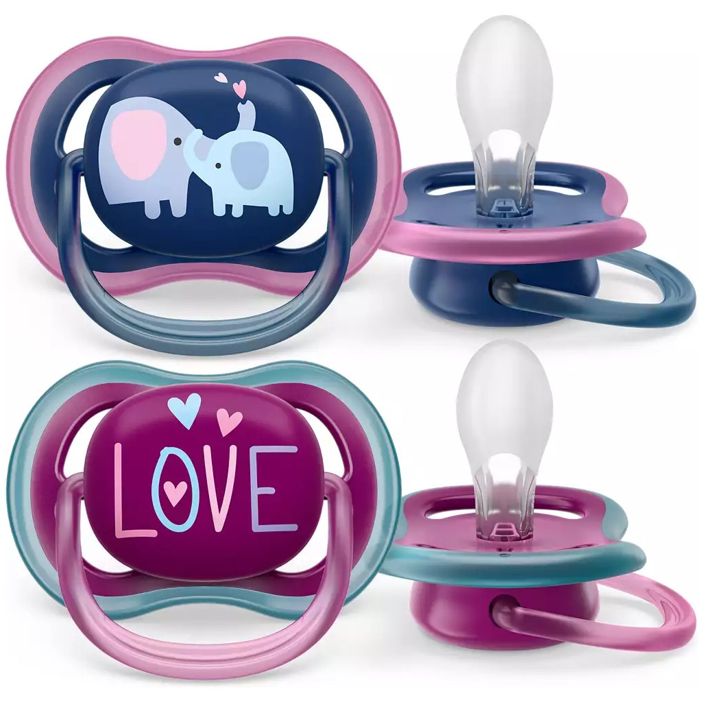 Пустушка Philips AVENT Ultra Air, 18+ міс., 2 шт (SCF349/22) - зображення 2