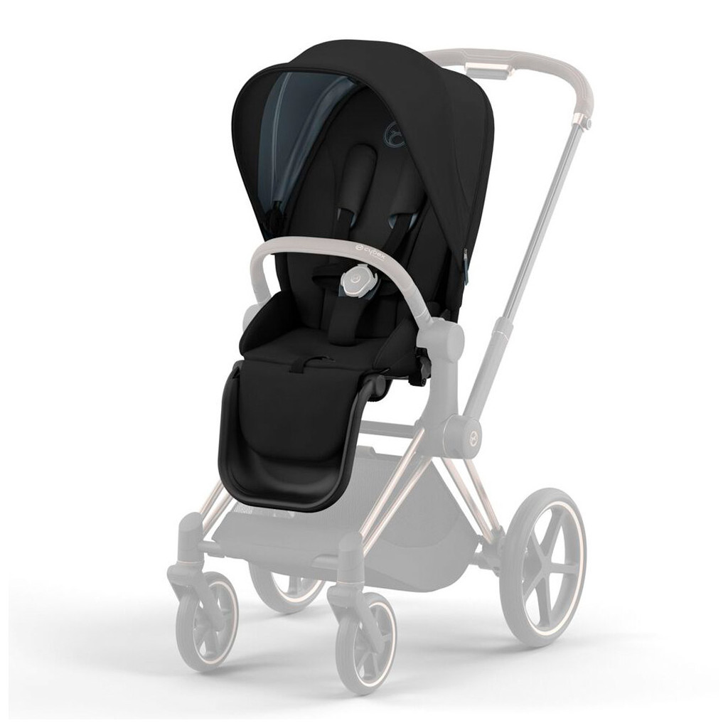 Набір текстилю для коляски Cybex Priam Deep Black (521002417) - зображення 1