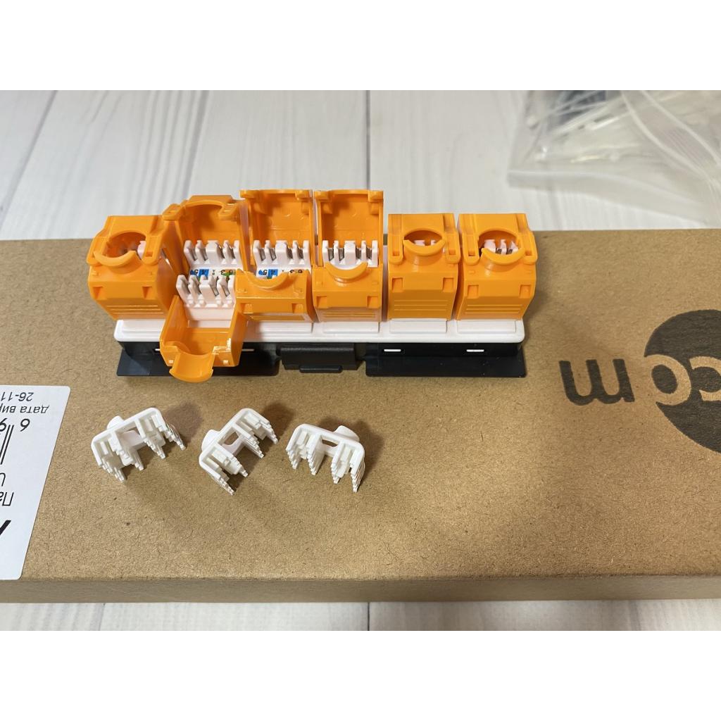 Патч-панель 19" 24хRJ-45 UTP 1U cat.6, в зборі з Keystone, Organizer Atcom (P6148) - изображение 2