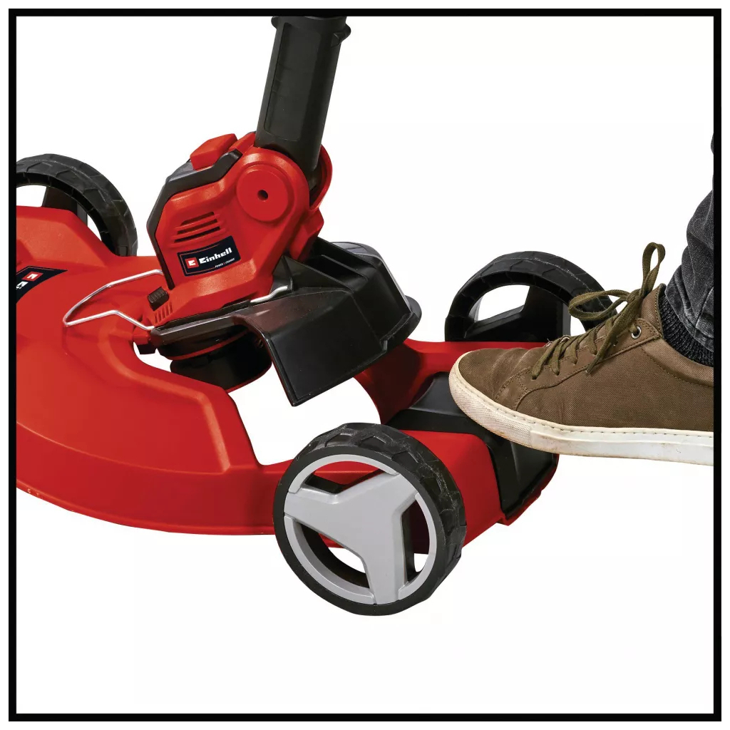 Тример садовий Einhell GE-CT 18/28 Li TC-Solo 18V, 8500об/хв, 28см, ліска та возик, 2.15кг (без АКБ та ЗП) (3411212) - зображення 4