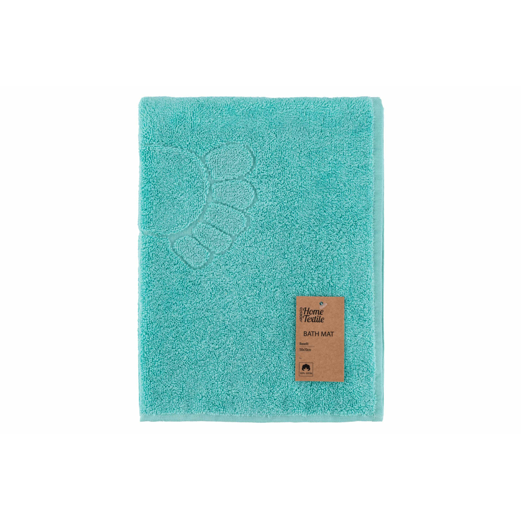 Рушник Ardesto для ніг махровий Benefit 100% бавовна аква 50х70 см (ART2457SA) - зображення 1