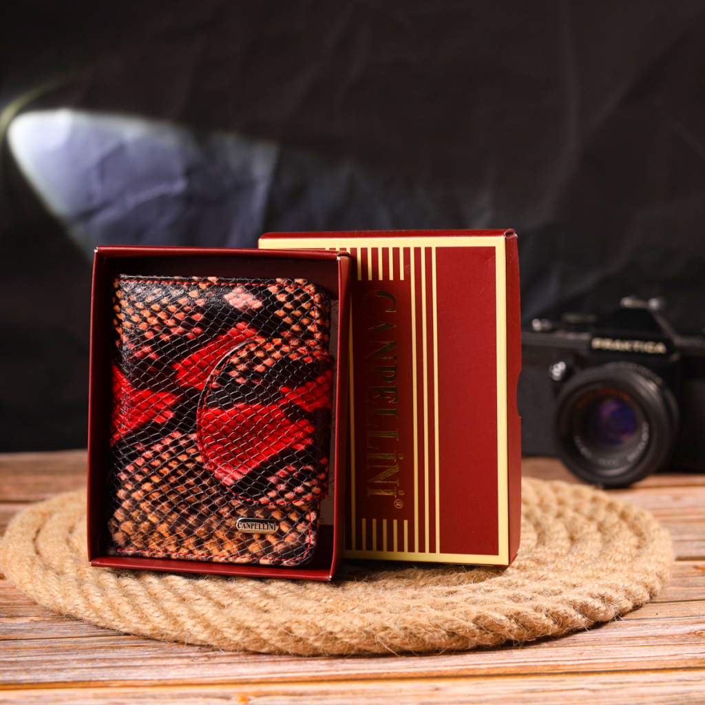 Гаманець Canpellini З натуральної шкіри Різнобарвний (21667) - зображення 11