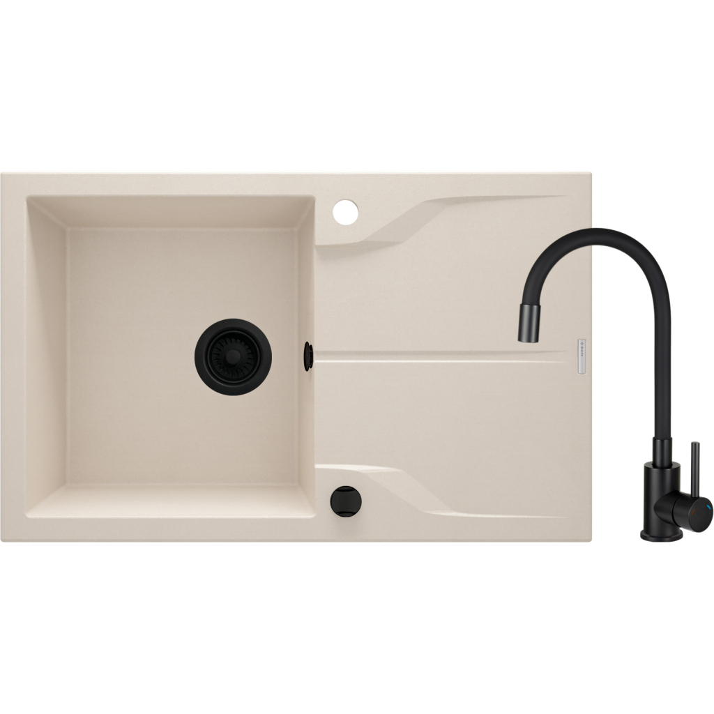 Мийка кухонна Deante Andante ZQN_5113 + зміш. BOC_X72M (ZQNN5113) - зображення 1