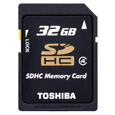 Карта пам'яті Toshiba 32Gb SDHC class 4 (SD-K32GJ(BL5) - зображення 1