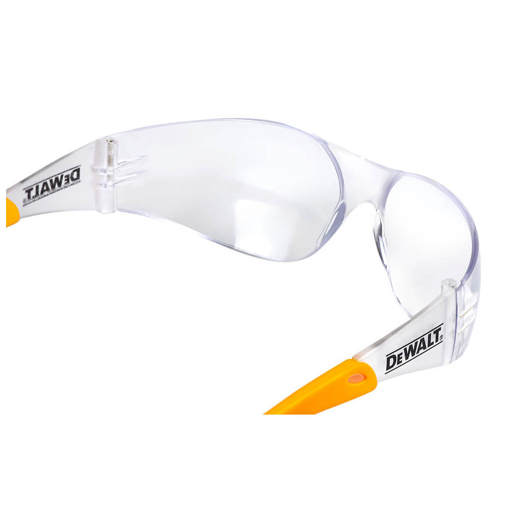Захисні окуляри DeWALT Protector, прозорі, полікарбонатні (DPG54-1D) - зображення 5