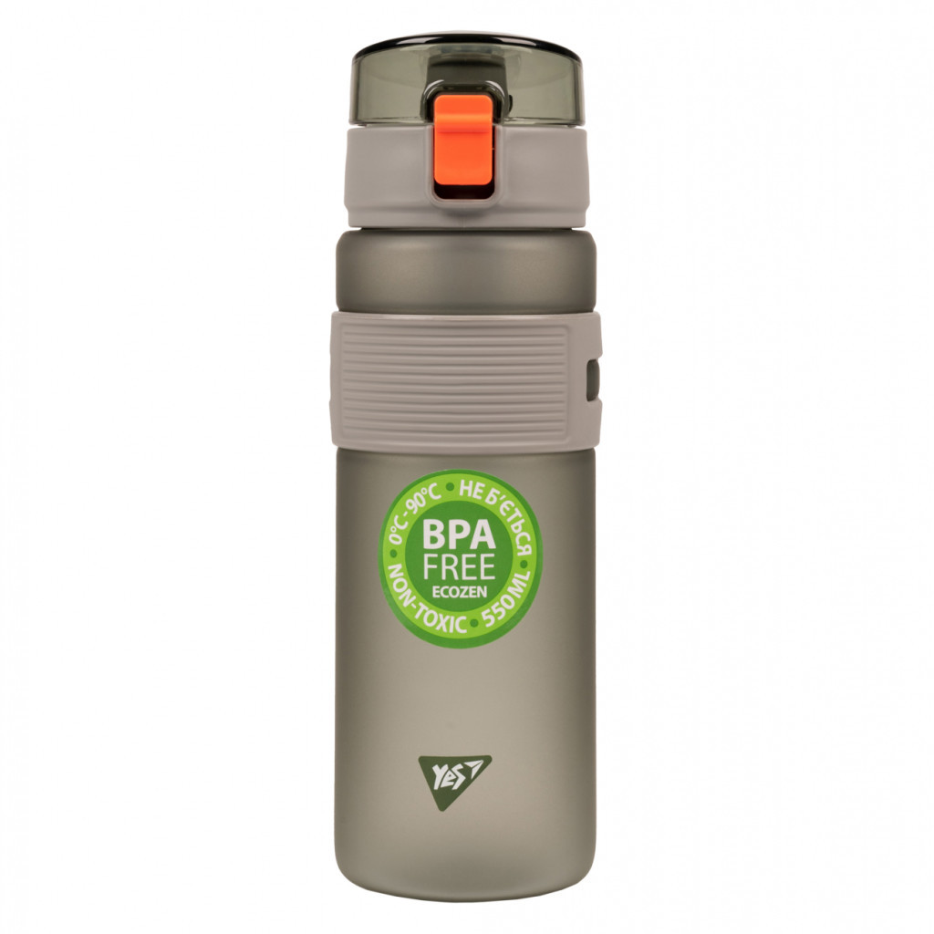 Поїльник-непроливайка Yes Fusion 550 мл, сіра (708187) - зображення 1