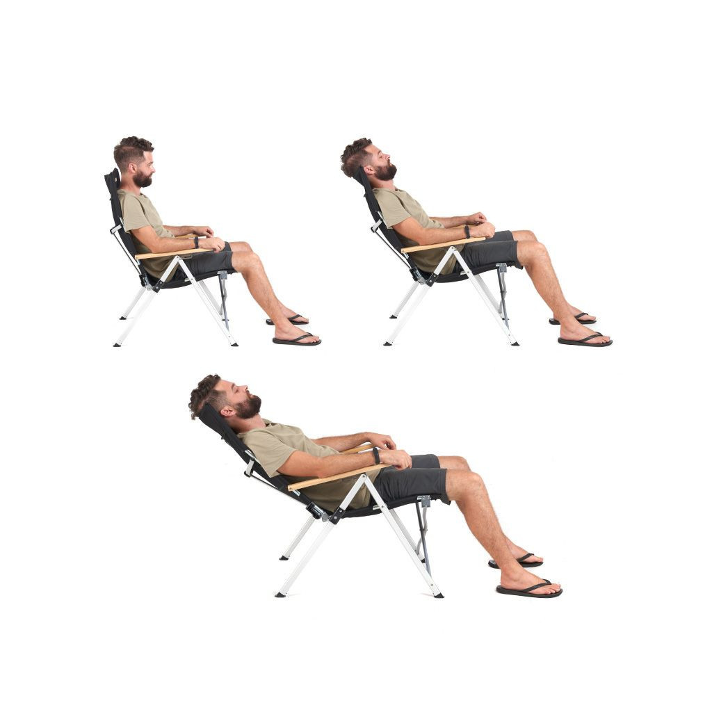 Крісло складане Naturehike NH17T003-Y алюміній чорний (6927595724934) - зображення 4