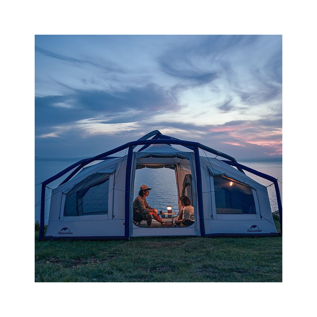 Намет Naturehike надувний CNK2300ZP012 блакитний великий (6976023921001) - зображення 8