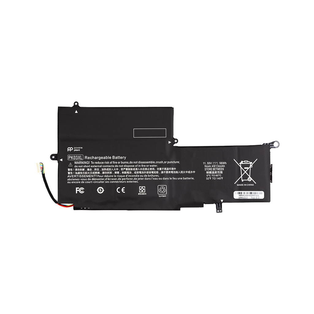 Акумулятор до ноутбука PowerPlant HP Spectre Pro X360 G1 (PK03XL) 11.55V 4913mAh (NB462032) - зображення 1
