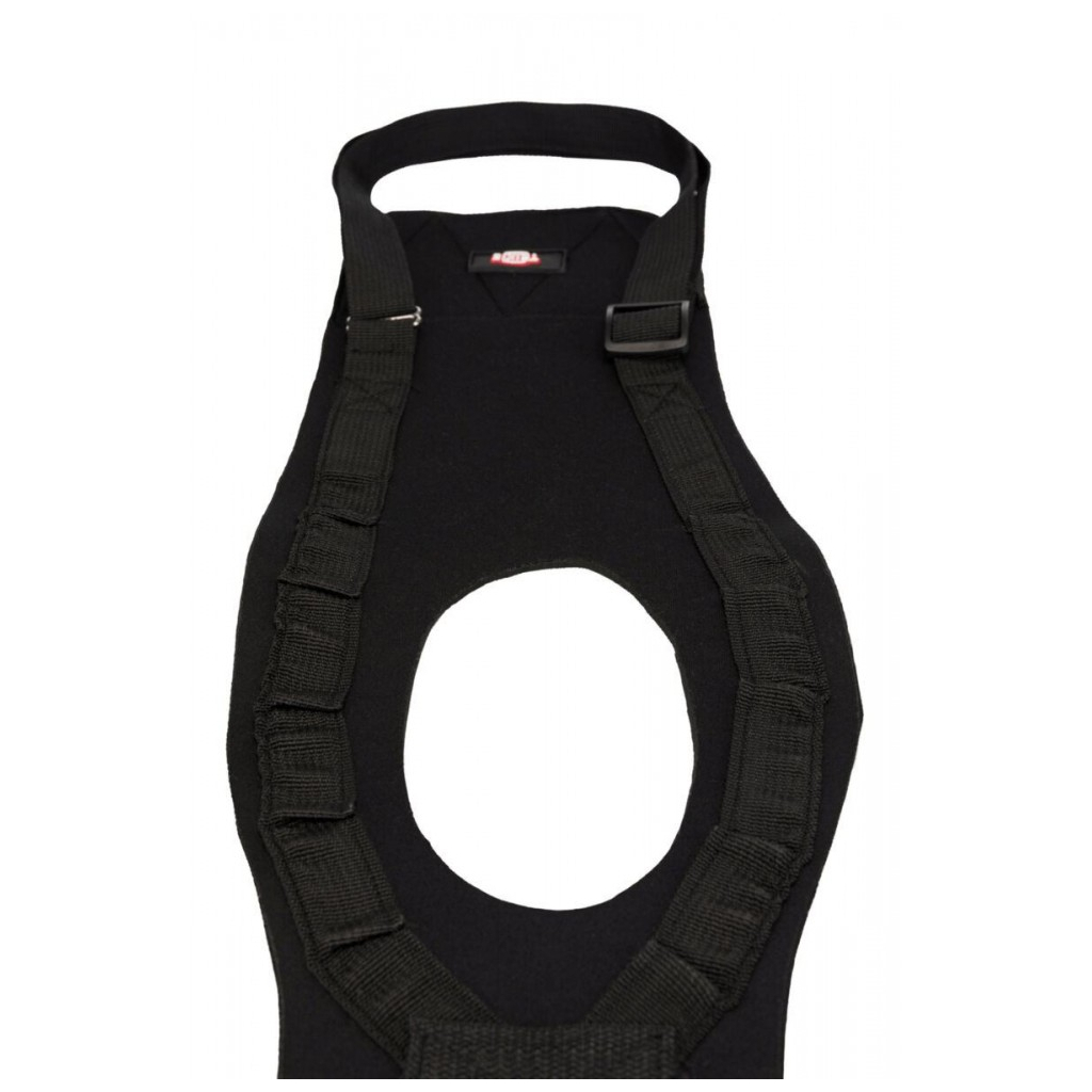 Шлея для собак Trixie Пояс підтримуючий неопреновий чорний M: 55 - 65 см (4053032407459) - зображення 5
