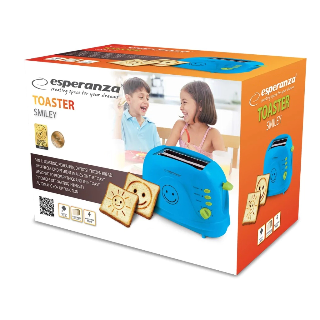 Тостер Esperanza EKT003B - зображення 3