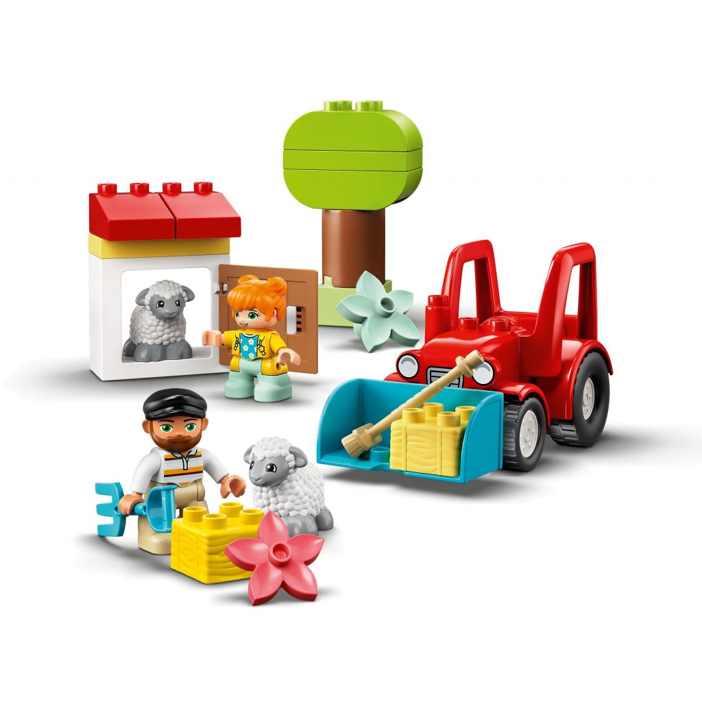 Конструктор LEGO DUPLO Town Фермерський трактор і тварини (10950) - зображення 8