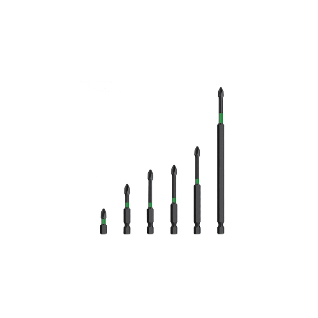 Набір біт YOSO YOSO-306 PH-2, 6шт. 15; 25; 50; 65; 90; 150мм (YT40332) - зображення 1
