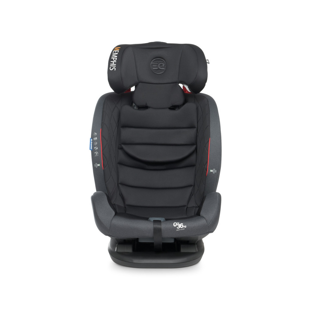 Автокрісло El Camino ME 1093 Memphis Iso-Fix (0-36кг) shadow black (ME 1093 shadow black) - зображення 5