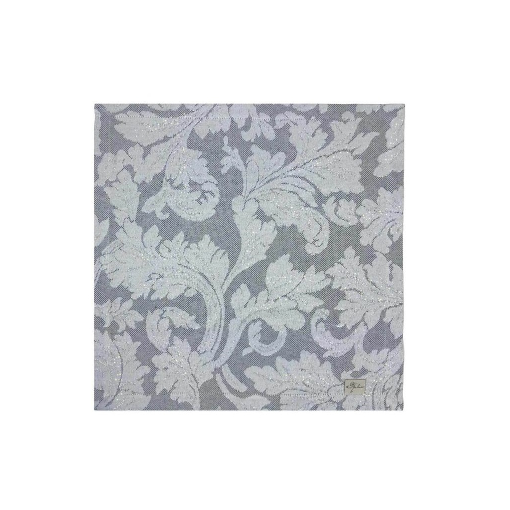 Серветка на стіл Прованс Сяйво Сіре срібло 40х40 см (4823093436091) - зображення 1