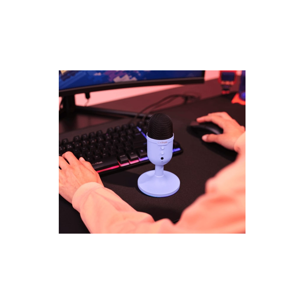 Мікрофон Trust GXT 234P Yunix USB Purple (25375) - изображение 6