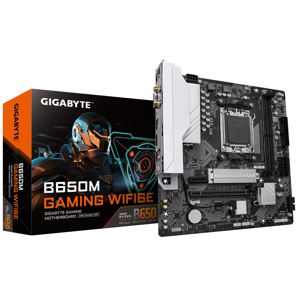 Материнська плата GIGABYTE B650M GAMING WIFI6E - зображення 4