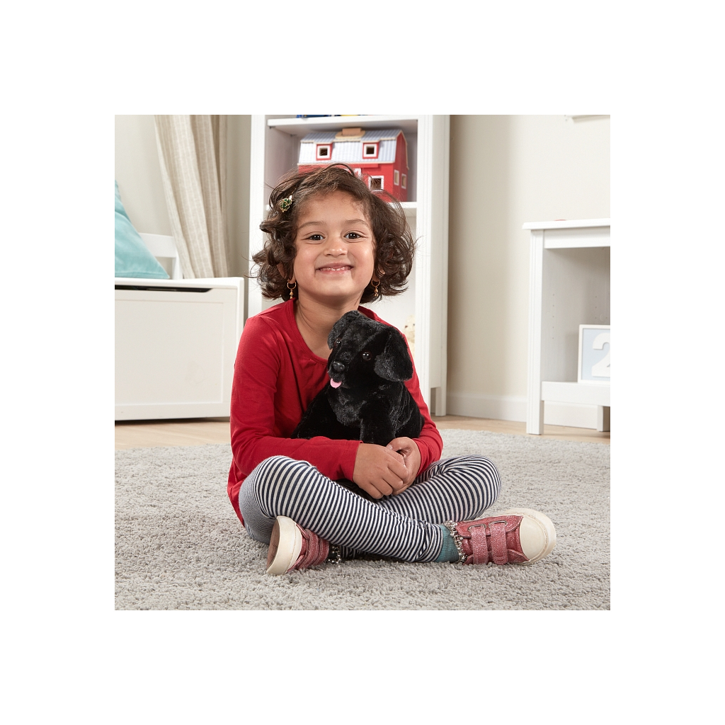 М'яка іграшка Melissa&Doug Щеня чорного Лабрадору, 31 см (MD7484) - зображення 3