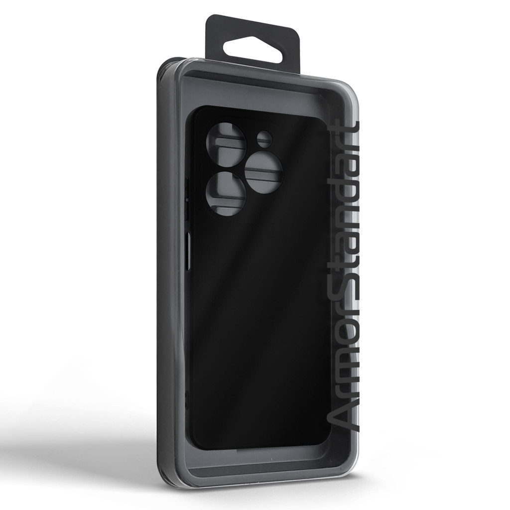Чохол до мобільного телефона Armorstandart Matte Slim Fit Infinix Smart 8 Camera cover Black (ARM73224) - зображення 5
