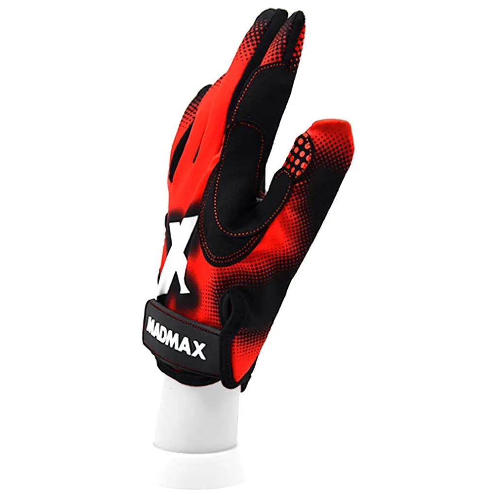 Рукавички для фітнесу MadMax MXG-101 X Gloves Black/Grey/Red L (MXG-101-RED_L) - зображення 4
