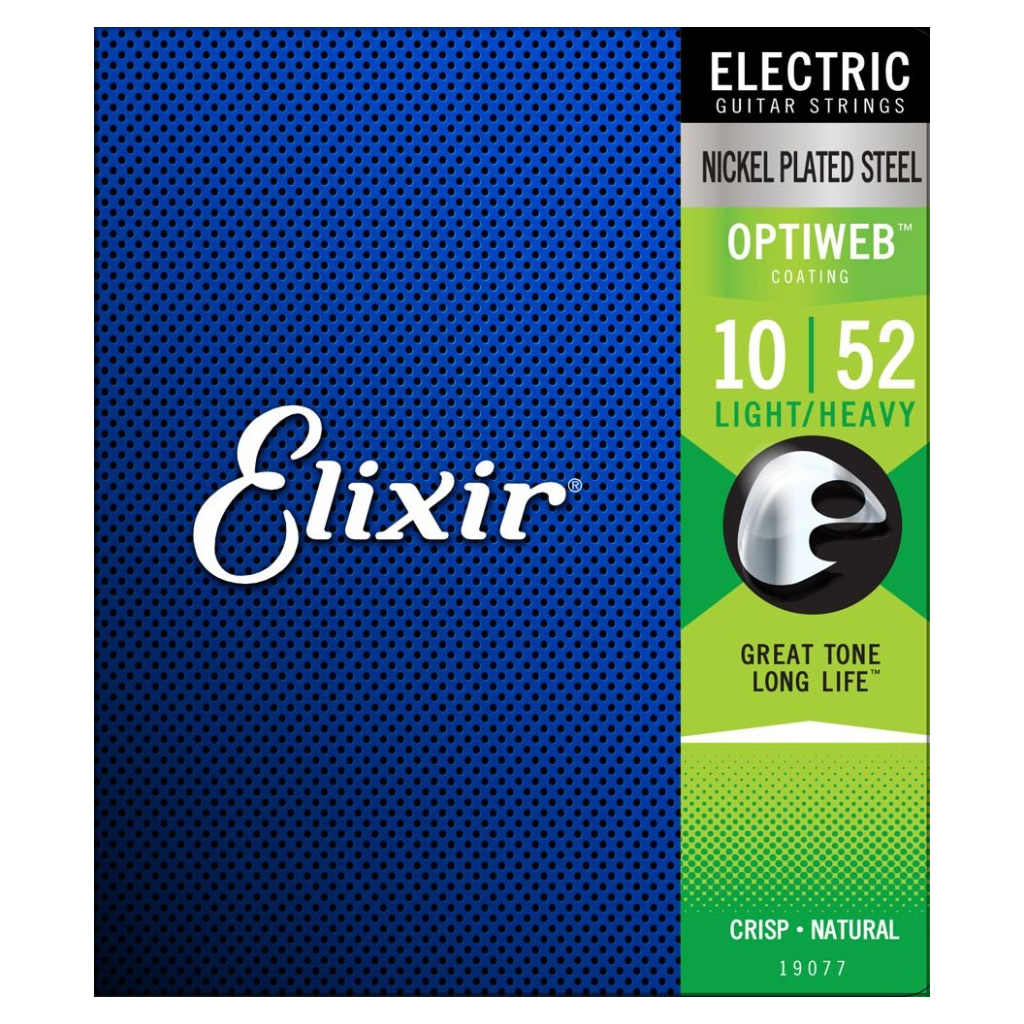 Струни для гітари Elixir 19077 Optiweb Nickel Plated Steel Light/Heavy (10-52) (283944) - зображення 1