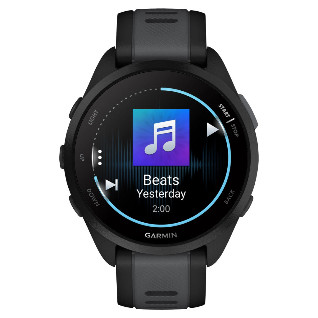 Смарт-годинник Garmin Forerunner 165 Music, Black/Slate Grey, GPS (010-02863-30) - изображение 7