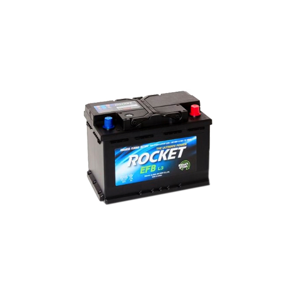 Акумулятор автомобільний ROCKET EFB 70Ah (EFB L3) - зображення 1
