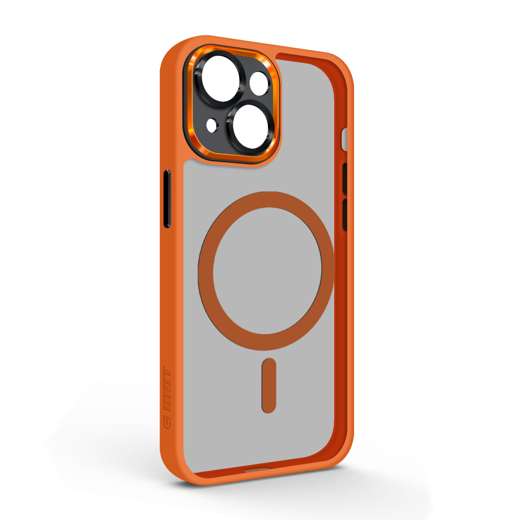 Чохол до мобільного телефона Armorstandart Unit MagSafe SE Apple iPhone 13 Orange Black (ARM75377) - зображення 1