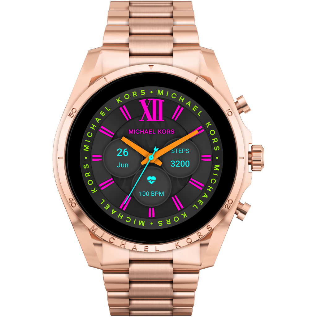 Смарт-годинник Michael Kors GEN 6 BRADSHAW Rose Gold-Tone Stainless Steel (MKT5133) - зображення 1