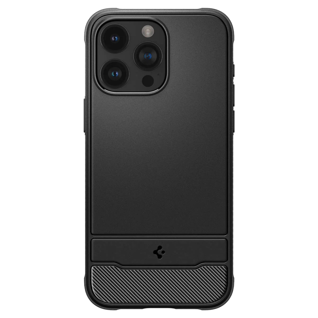 Чохол до мобільного телефона Spigen Apple iPhone 15 Pro Rugged Armor MagFit Matte Black (ACS06703) - зображення 1