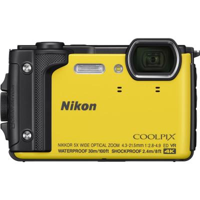 Цифровий фотоапарат Nikon Coolpix W300 Yellow (VQA072E1) - зображення 2