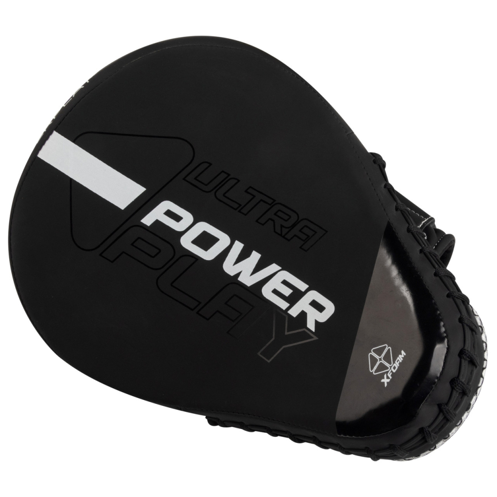Лапи боксерські PowerPlay 3044 Pro Carbon Ultra Series Чорно-Білі (PP_3044_Bl/White) - зображення 4