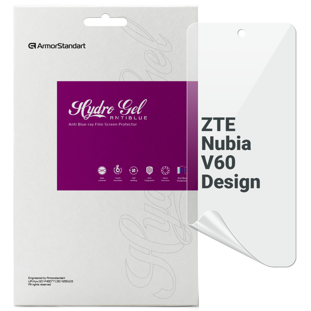 Плівка захисна Armorstandart Anti-Blue ZTE Nubia V60 Design (ARM78887) - изображение 1