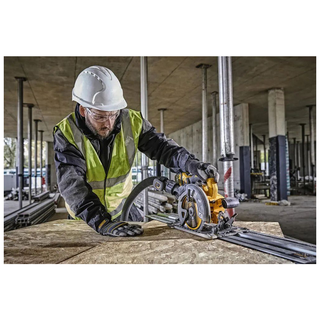 Дискова пила DeWALT 54В XR FLEXVOLT Li-lon диск 190х30 мм, 2x2Ah, 3.7 кг, кейс TSTAK (DCS579T2) - изображение 4
