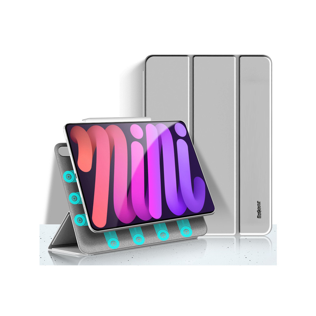 Чохол до планшета BeCover Magnetic Apple iPad mini 6 2021 Gray (706838) - зображення 3