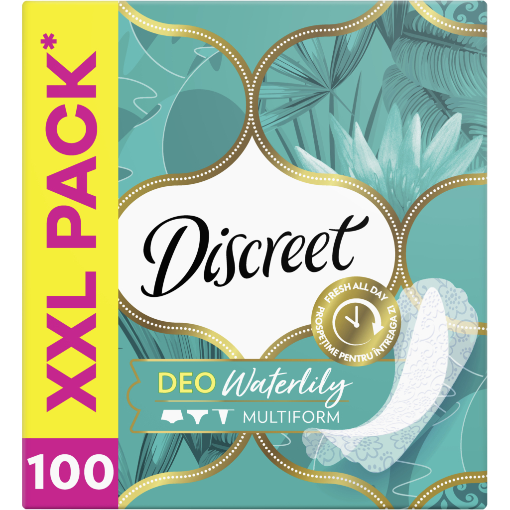 Щоденні прокладки Discreet Deo Water Lily 100 шт. (8001090162274/8700216152921) - изображение 2