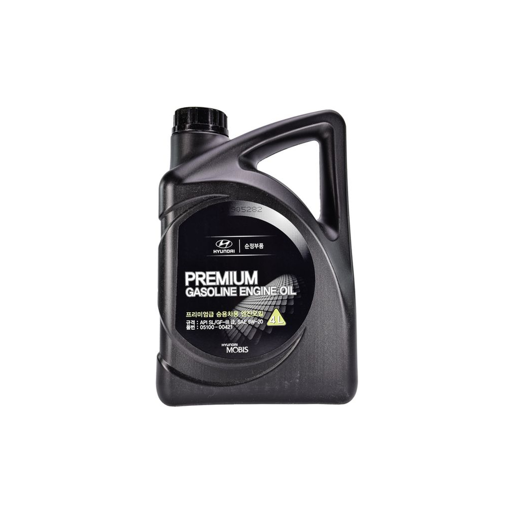Моторна олива Hyundai Premium Gasoline 5w20 4л (0510000421) - зображення 1