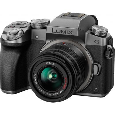 Цифровий фотоапарат Panasonic DMC-G7 Kit 14-42mm Silver (DMC-G7KEE-S) - зображення 1