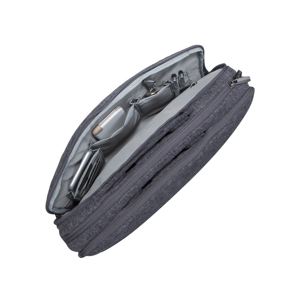 Сумка для ноутбука RivaCase 15.6" (7930 (Grey)) - изображение 7