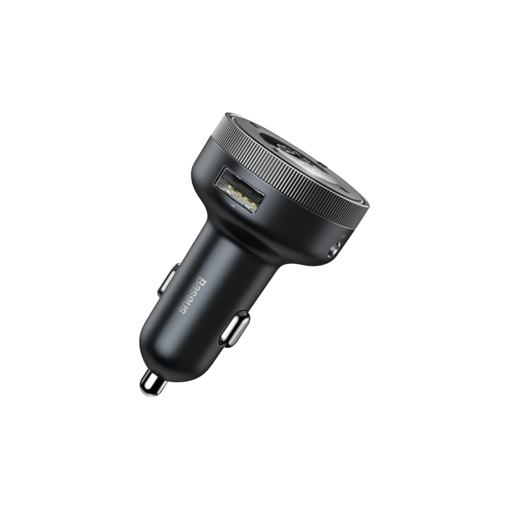 Зарядний пристрій Baseus Enjoy Car Wireless MP3 Charger USB Black (CCLH-01) - зображення 3