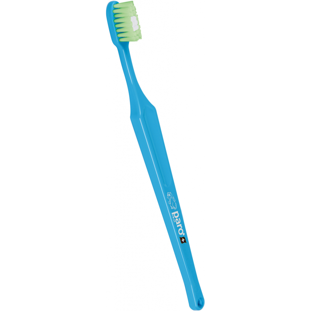 Дитяча зубна щітка Paro Swiss Вaby Вrush Дуже м'яка Блакитна (7610458007495-blue) - зображення 1