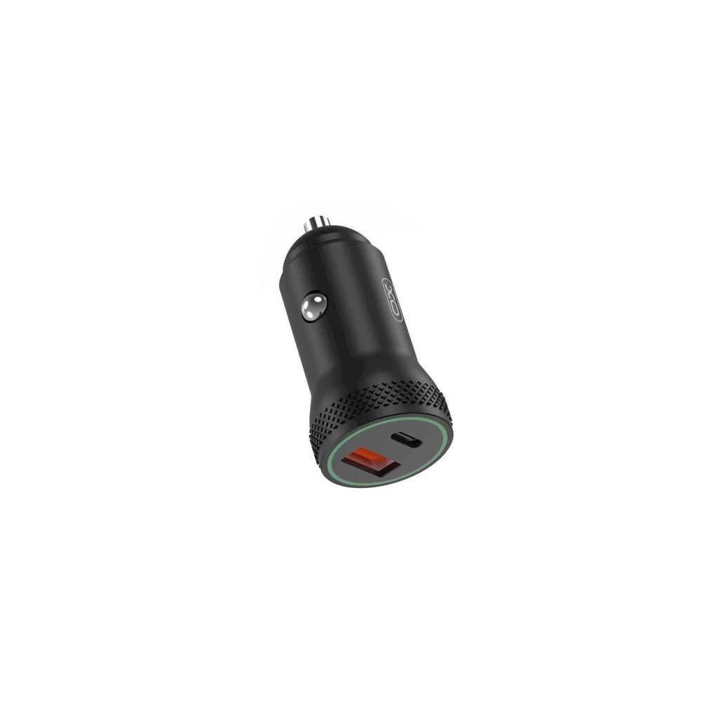 Зарядний пристрій XO 1xUSB QC3.0 + 1xUSB-C PD18W black (CC33-BK) - зображення 2