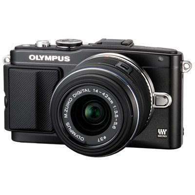 Цифровий фотоапарат Olympus PEN E-PL5 14-42 mm Flash Air black (V205041BE010) - зображення 1