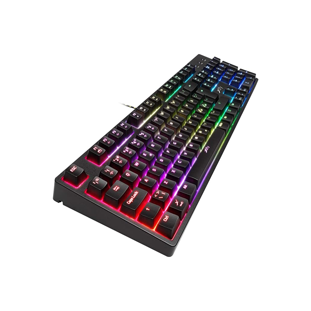 Клавіатура Xtrfy K3 Semi Mech RGB UA Black (XG-K3-RGB-UKR) - зображення 5