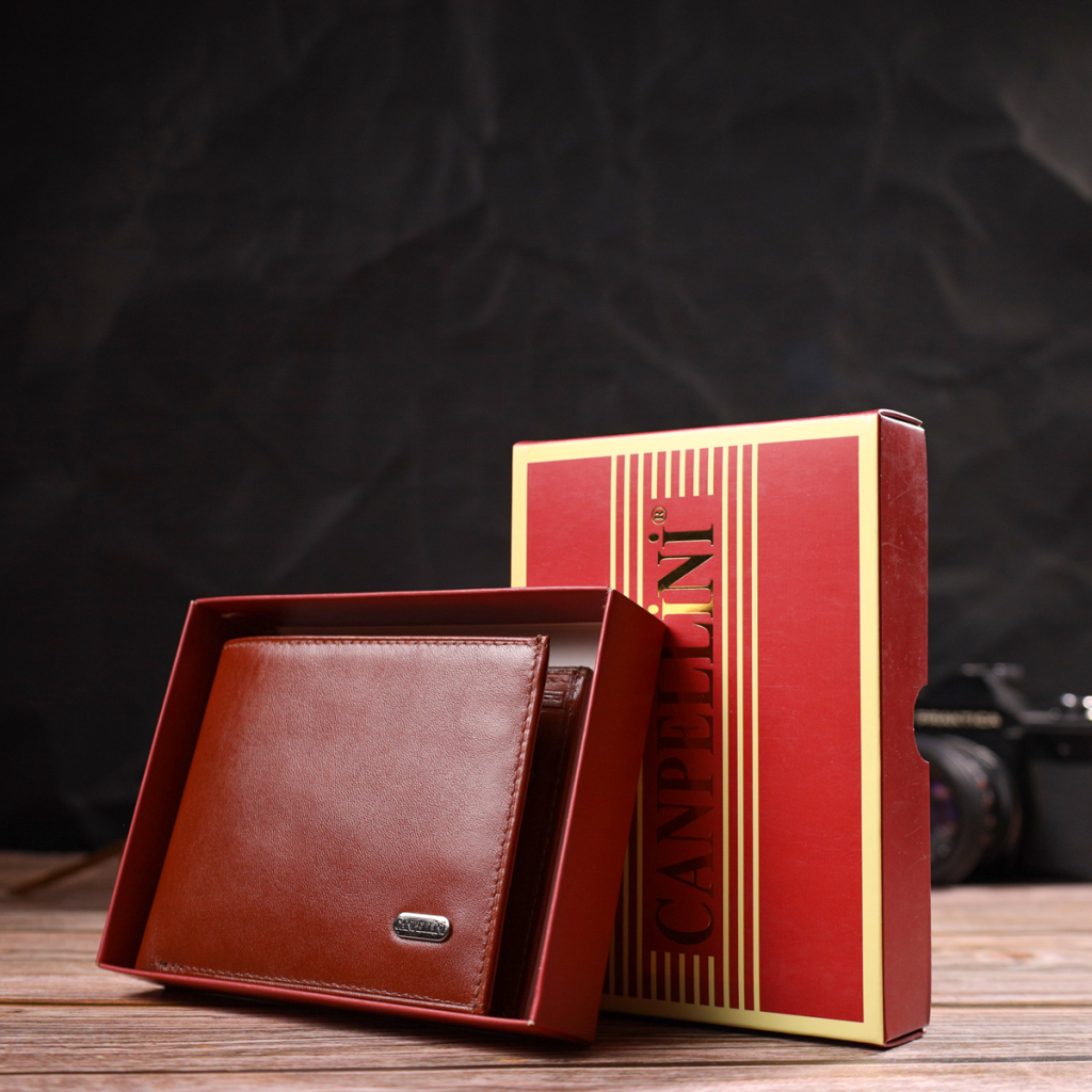 Гаманець Canpellini З натуральної шкіри Коричневий (21762) - зображення 10
